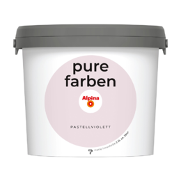 Spalvoti vidaus dažai Alpina Pure Farben Pastellviolett 2,5 Ltr.