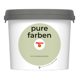 Spalvoti vidaus dažai Alpina Pure Farben Pistaziengrün 2,5 Ltr.