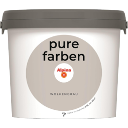 Spalvoti vidaus dažai Alpina Pure Farben Wolkengrau 2,5 Ltr.