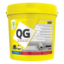 Kvarcinis gruntas mažai įgeriantiems pagrindams, SAKRET QG, 5 Kg.