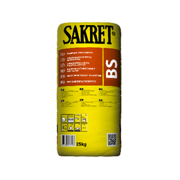 Grindų paklotas - betonas, smulkiagrūdis, SAKRET BS 25 Kg.