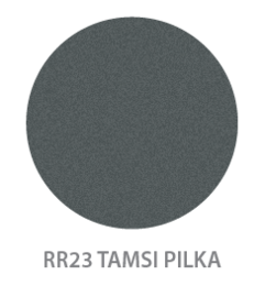 Latakas Ruukki 4.0m 125/90 mm Tamsiai Pilkas