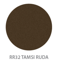 Latakas Ruukki 4.0m 125/90 mm Tamsiai Rudas