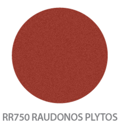 Latakas Ruukki 3.0m 125/90 mm Raudonos Plytos spalvos