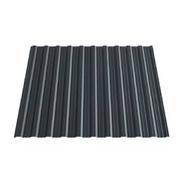 Profiliuota skarda HANBUD T-14R, 2 rūšis (0,45mm) blizgi antracito RAL7016 (945 x 3000 mm)