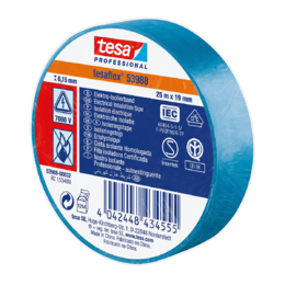 Izoliacinė juosta TESA (53988) 25 m x 19 mm. Mėlyna