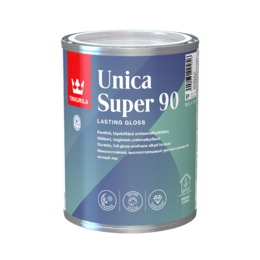 Greitai džiūstantis uretaninis alkidinis lakas Tikkurila Unica Super 90 0.9l
