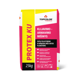 Armavimo - klijavimo universalus mišinys TOPCOLOR Protex KU, 25 Kg.