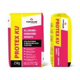 Armavimo - klijavimo universalus mišinys TOPCOLOR Protex KU, 25 Kg.