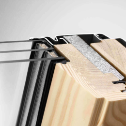 Stoglangis su rankena viršuje VELUX Standard GLL 1061 CK02