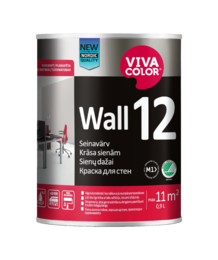 Pusiau matiniai dažai sienoms VIVACOLOR Wall 12 (A bazė) 0,9l