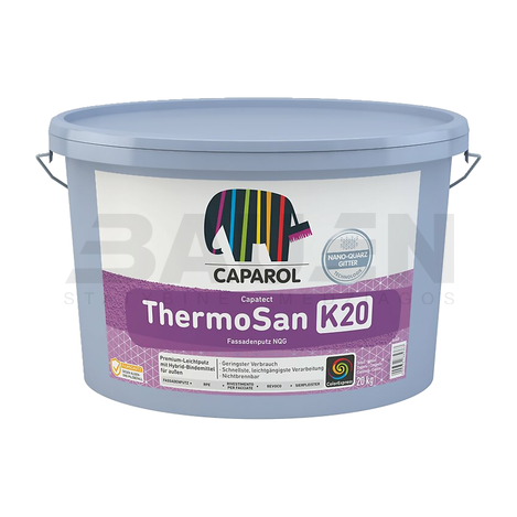 Tinkai | Fasadinis tinkas CAPAROL ThermoSan FassPutz NQG K20 weiss 20 kg