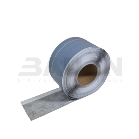 Išorinė langų ir durų sandarinimo juosta Window full glue outside tape, pilka, 100mm/25m