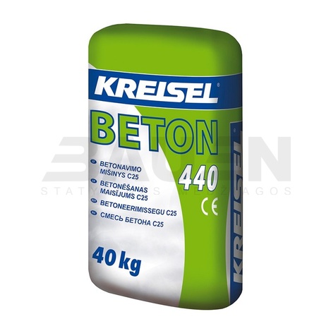 Betono mišiniai | Cementinis betono mišinys KREISEL BETON 440, 40 kg