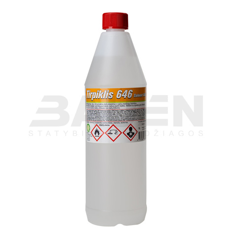 Skiedikliai / Tirpikliai | Tirpiklis 646 1 ltr