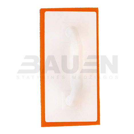 Trintuvės | Trintuvė su guminiu padu 280x140mm Color Expert (oranžinė)