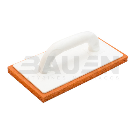 Trintuvės | Trintuvė su guminiu padu 280x140mm Color Expert (oranžinė)