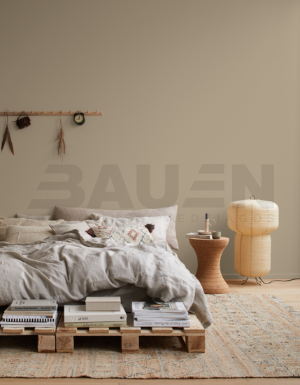 Dažai | Spalvoti vidaus dažai Alpina Pure Farben Lehmbraun 2,5 Ltr.