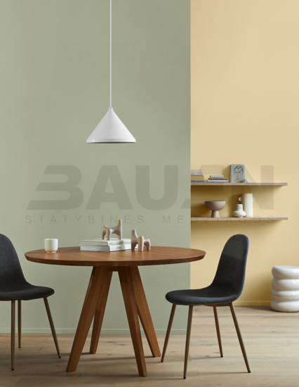 Dažai | Spalvoti vidaus dažai Alpina Pure Farben Eukalyptusgrün 2,5 Ltr.