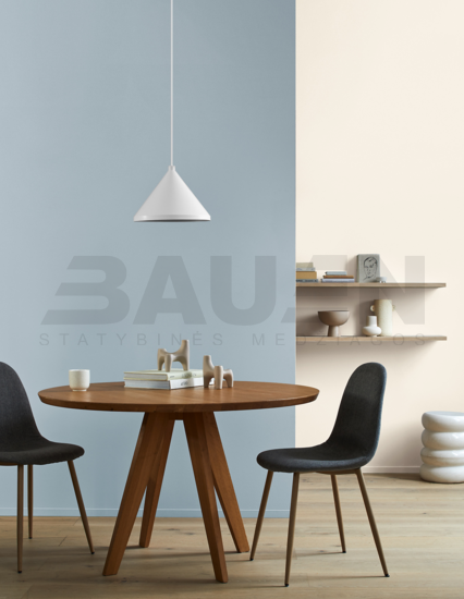 Dažai | Spalvoti vidaus dažai Alpina Pure Farben Rauchblau 2,5 Ltr.