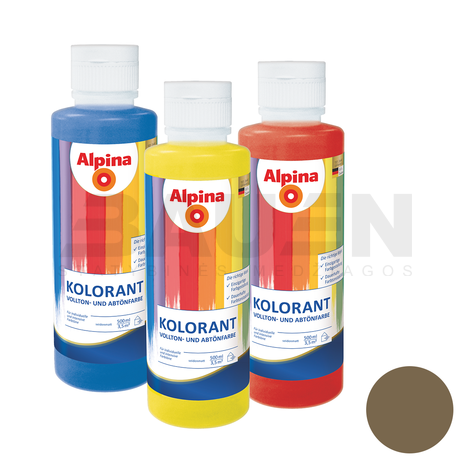 Dažai | Dažai rankiniam tonavimui Alpina Kolorant Umbra, žemės ruda, 500 ml.