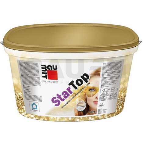 Silikoninis tinkas | Dekoratyvinis tinkas BAUMIT StarTop, samanėlė, 2mm., 25 Kg.