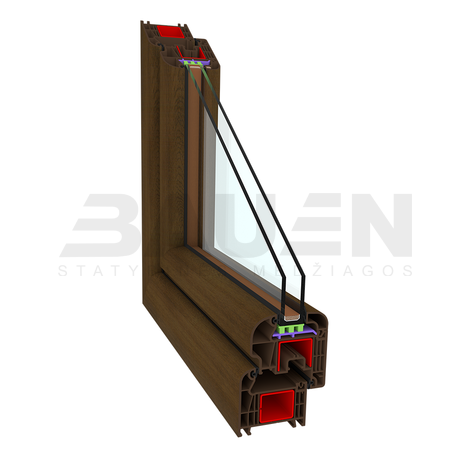 Langai | Langas Clasictherm užapvalinta varčia riešuto sp. (24mm paketas)