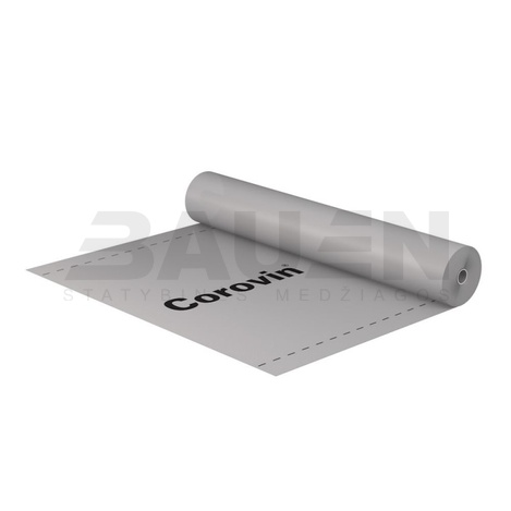 Vėjo izoliacinės plėvelės | Plėvelė vėjo izoliacinė Corovin 100g/m² (75 m²/rul.)   