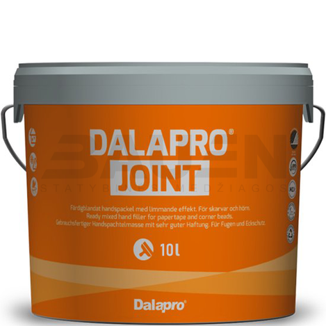 Glaistai | Gipskartonio siūlių ir kampų glaistas DALAPRO JOINT, 10 Ltr.