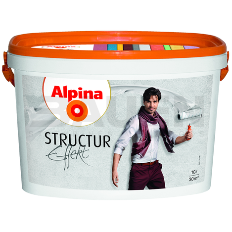 Dažai | Dekoratyviniai matiniai dažai Alpina Effekt Structur Base 5 Ltr.