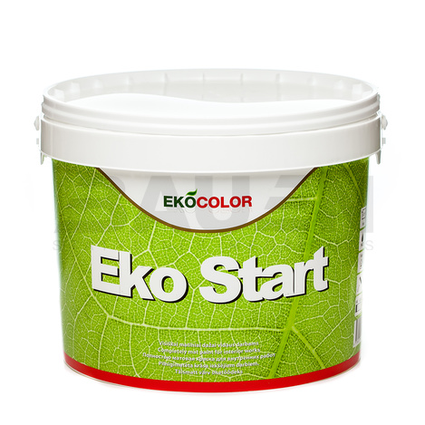 Dažai | Atsparūs sausam valymui lateksiniai dažai EKOCOLOR Eko Start, 10 L