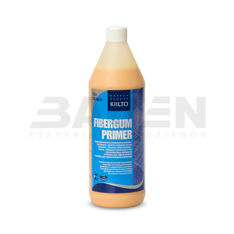 Gruntai | Gruntas prieš hidroizoliaciją KIILTO Fibergum Primer, 1 l