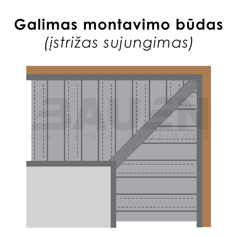 Plieninė danga | Perforuota, ventiliuojama skarda pakalimams T-7 WIND (0,47mm), ruda matinė (RAL8017)