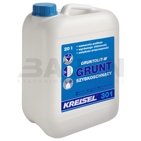 Gruntai | Giluminis gruntas KREISEL GRUNTOLIT-W 301, 20 Ltr.