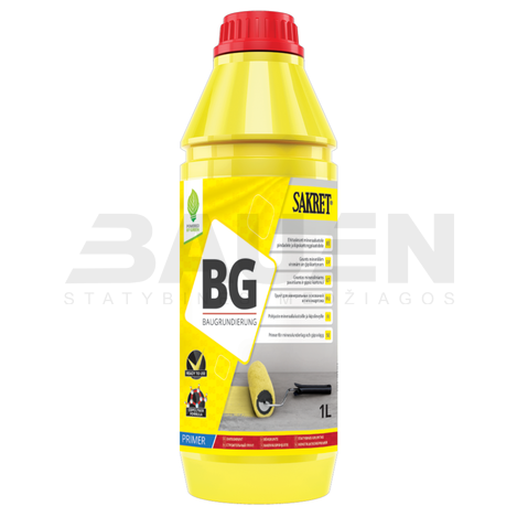 Gruntai | Statybinis gruntas SAKRET BG 1 Ltr.