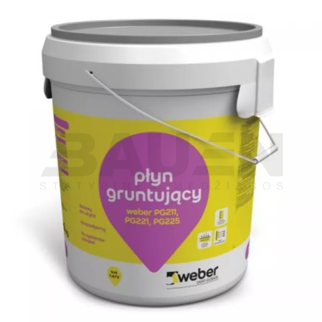 Gruntai | Polimerinis gruntas prieš dekoratyvinį tinką WBER PG221, 5 Kg.