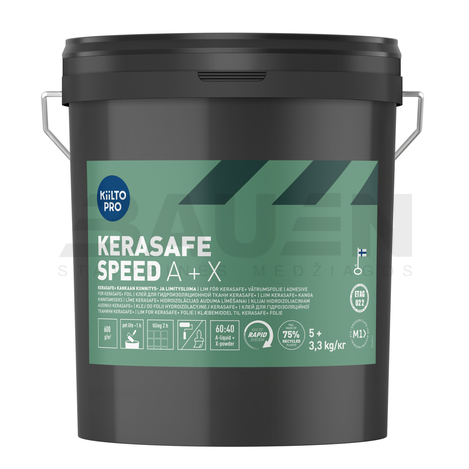 Kiti klijai | Klijai hidroizoliaciniam audiniui Kiilto KERASAFE SPEED, 8.3 Kg.