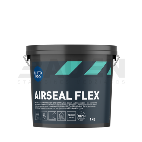 Hermetikai | Hermetikas oro nuotėkiams KIILTO Pro Airseal Flex, 1 L.