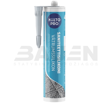 Silikonai | Silikonas 310 ml KIILTO 10 Balta