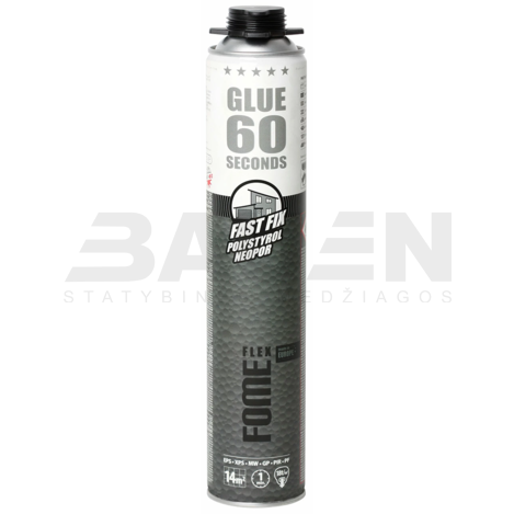 Universalūs klijai | Putos klijai TEGRA FOME FLEX 60 SECONDS Fast Fix, 850 ml.