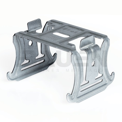 GKP tvirtinimo elementai | Kryžminis tvirtinimo elementas KNAUF CD-09 su fiksatoriumi, CD profilių sujungimui skirtinguose lygiuose