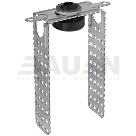 GKP tvirtinimo elementai | Tiesioginio tvirtinimo elementas KNAUF CD-14, su gumine tarpine, CD profilių montavimui