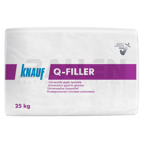 Glaistai | Glaistas universalus gipsinis KNAUF Q-Filler, 25 kg         