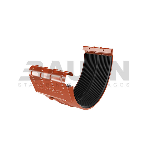 Jungtys | Latako jungtis/apkaba (7cm) Roofart 150mm., molio raudonumo (RAL8004)