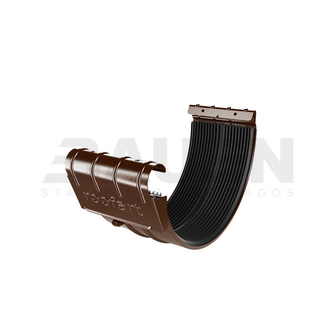 Jungtys | Latako jungtis/apkaba (7cm) Roofart 150mm., ruda (RAL8017)