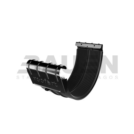 Jungtys | Latako jungtis/apkaba (7cm) Roofart 150mm., juoda (RAL9005)