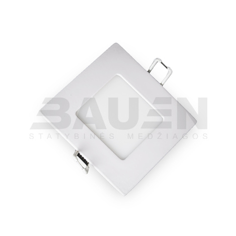 LED šviesos panelės | LED įleidžiama kvadratinė šviesos panelė, 3W 3500K