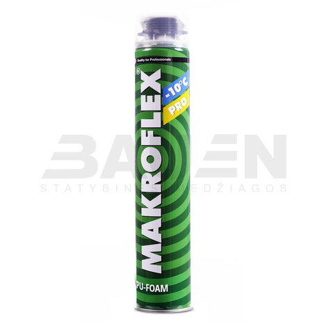 Putos | Poliuretano montažinės putos MAKROFLEX PRO Winter 750 ml.