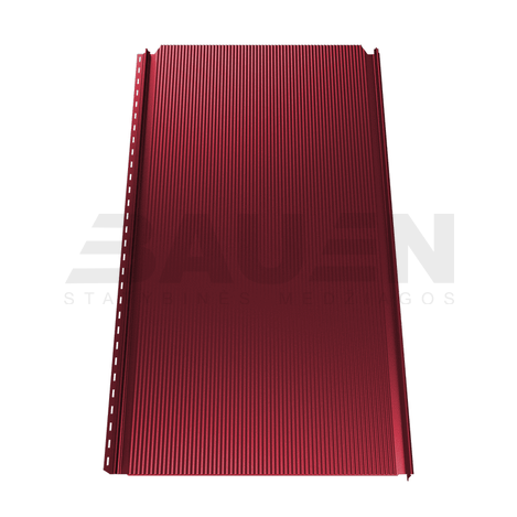 Plieninė danga | Klasikinė skarda Hanbud PHR560 "Mikrobanga" 0,5-0.7 mm., (525mm) vyšninė, blizgi (RAL3005), m2