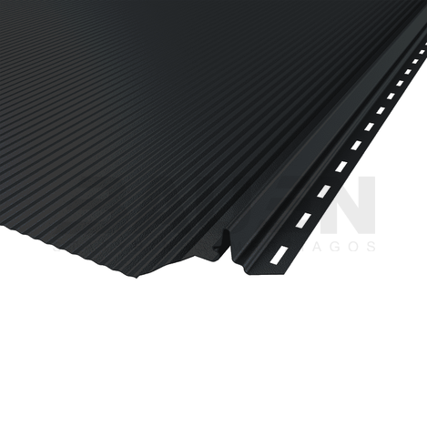 Plieninė danga | Klasikinė skarda Hanbud PHR560 "Mikrobanga" 0,5-0.7 mm., (525mm) tams. pilka, matinė (RAL7016 ultraMat), m2